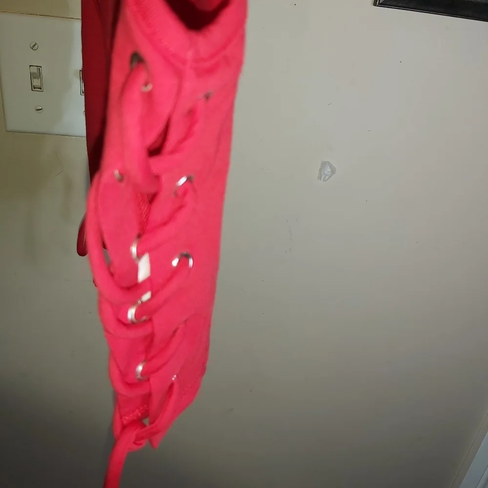 Ambiance Laced-up Side, Corset Girls Tank Top - Picture 4 of 8